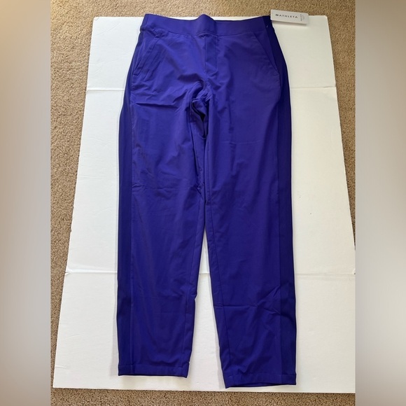 Athleta Brooklyn Lined Pants New with Tags Size 8 Purple - Picture 9 of 13